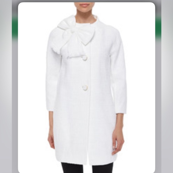 NWT kate spade Dorothy Tweed Coat, XXS - Picture 3 of 16